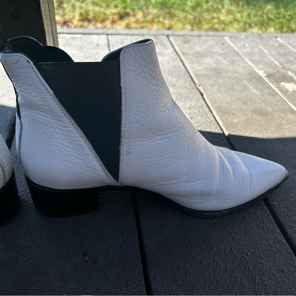 Acne studios Jensen white leather Chelsea boot - Picture 4 of 10